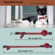 AirTag silicone case pet collar heart shaped pendant with bell - Red Supply