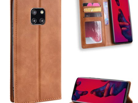 Bofink Vintage Huawei Mate 20 Pro leather case - Brown Hot on Sale