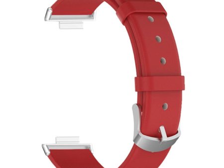 Huawei Watch Fit 2 leather watch strap - Red Cheap