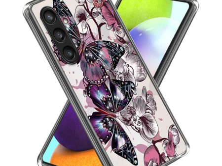 Deco Samsung Galaxy S23 FE phone cover - Purple Butterflies Online Hot Sale