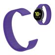 18mm Universal elastic silicone watch strap - Purple   Size: 129mm Supply