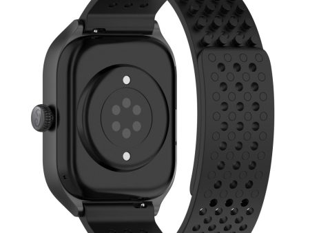 Garmin vivoactive 5   GarminActive 5   Venu Sq 2 Silicone Watch Strap 20mm Breathable Watch Band - Black For Discount