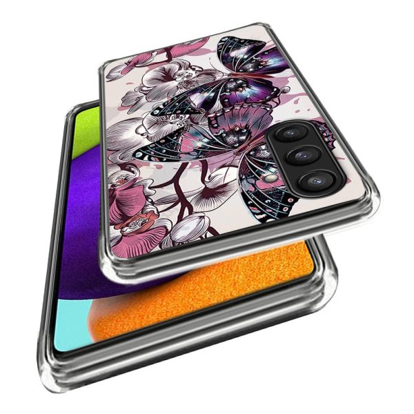 Deco Samsung Galaxy S23 FE phone cover - Purple Butterflies Online Hot Sale