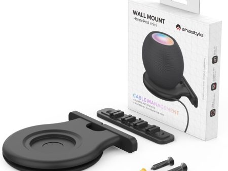 AHASTYLE Apple HomePod Mini wall mount bracket - Black Online now