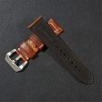 20mm Universal Genuine leather strap - Black   Black Buckle Online now