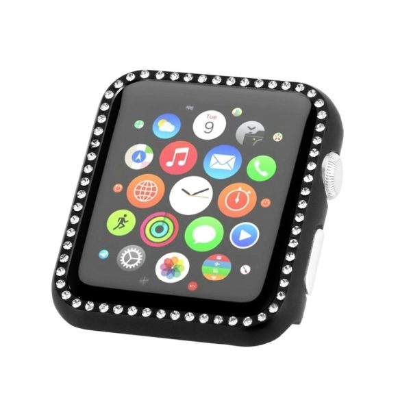 Apple Watch Series 4 40mm aluminum frame diamond case - Black on Sale