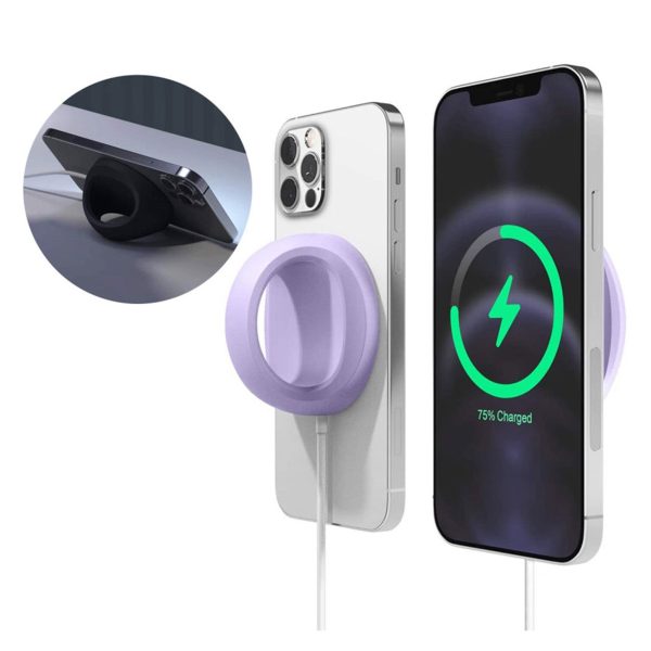 MagSafe Charger silicone wireless charger - Purple Supply