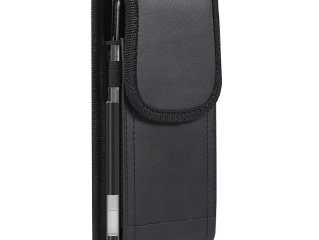 Universal vertical leather case with belt clip for 6.2-6.5 inch Phone Online now