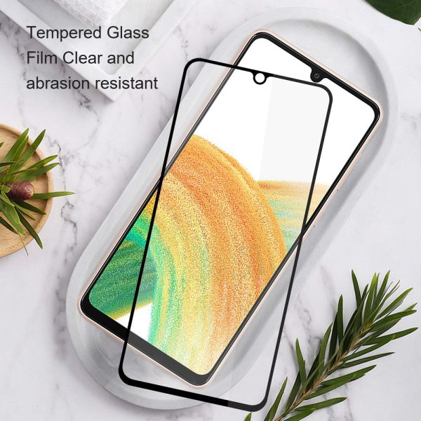 2 pcs AMORUS extra strong glass screen protector for Samsung Galaxy A34 5G Online Sale