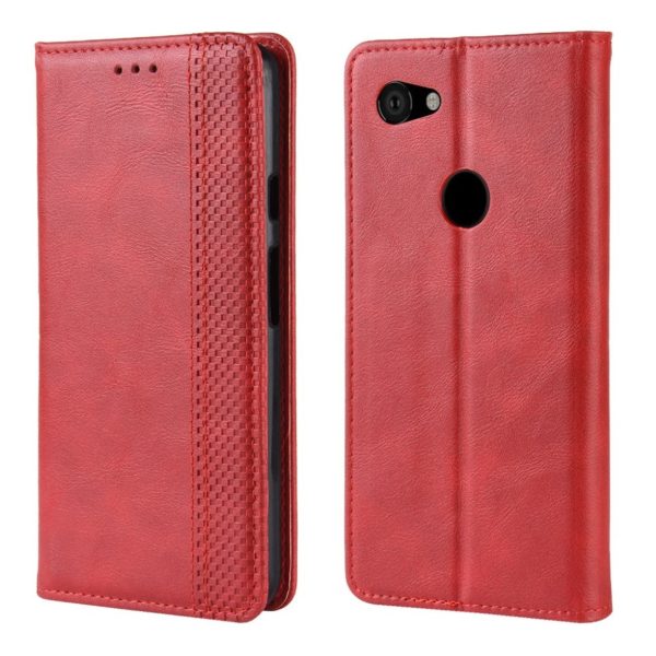 Bofink Vintage Google Pixel 3a XL leather case - Red Online Sale