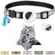 AirTag silicone cover for cat collar with bell and film- White Online now