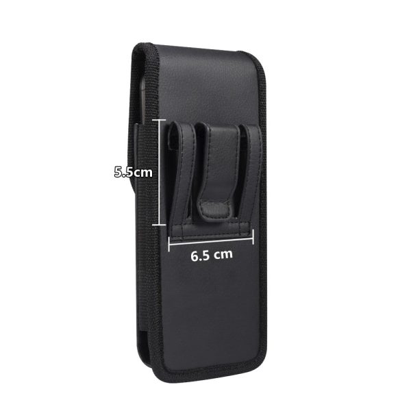 Universal vertical leather case with belt clip for 6.2-6.5 inch Phone Online now