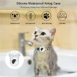 AirTag silicone cover for cat collar with bell and film- White Online now