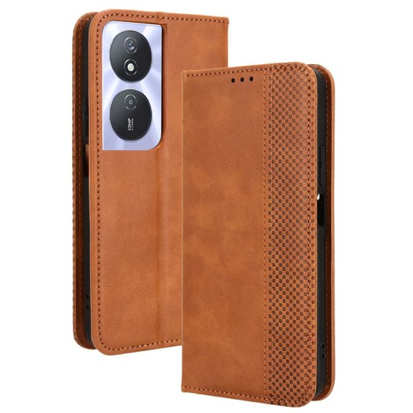 Bofink Vintage Honor Play 50 Plus   Honor Play 8T   Honor X7b leather case - Brown Cheap