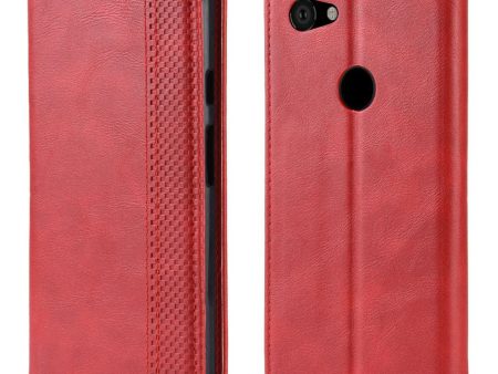 Bofink Vintage Google Pixel 3a XL leather case - Red Online Sale