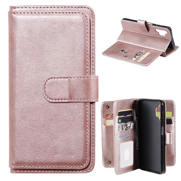 10-slot wallet case for Samsung Galaxy A32 5G - Rose Gold For Discount