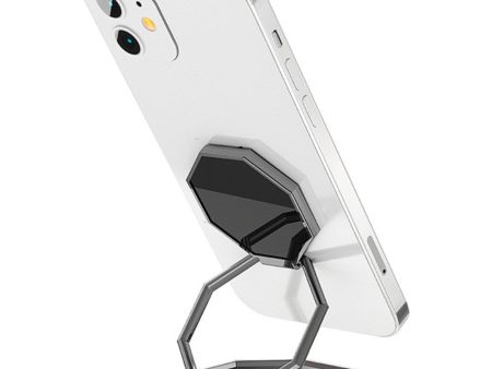 Universal foldable magnetic desktop phone and tablet holder - Grey Supply