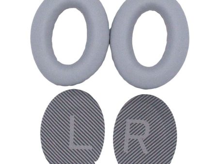 1 Pair BOSE QC15   QC25   QC35 JZF-236 leather ear pads - Silver Online Hot Sale