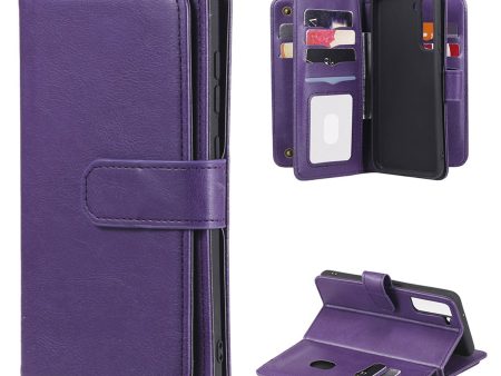 10-slot wallet case for Samsung Galaxy S21 FE - Purple Sale