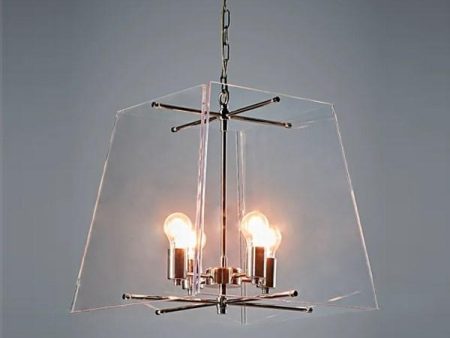 Vera Pendant Light 4Lt in Shiny Nickel Fashion