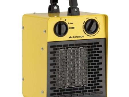 Cubix Ceramic Fan Heater 2000w in Yellow Fashion