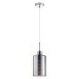 Espejo interior Pendant Light in Chrome or Rose Gold Glass with Line Effect Sale