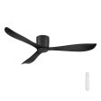 54  Instinct DC Ceiling Fan Black, White FC1100133 Mercator Lighting Online Sale