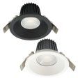 90mm Elias LED Downlight 12w Black, White CCT MD595B-CCT, MD595W-CCT Mercator Lighting For Cheap