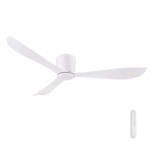 54  Instinct DC Ceiling Fan Black, White FC1100133 Mercator Lighting Online Sale