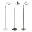 Ben Floor Lamp in Black, White or Brushed Chrome Discount