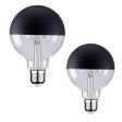 7.5w LED E27 G95, G125 Globe Warm White 2700k Dimmable Hot on Sale