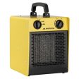 Cubix Ceramic Fan Heater 3000w in Yellow Supply