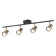 Noah 4Lt Spotlight in Antique Brass Black on Sale