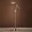 Royce Floor Lamp in Antique Silver or Antique Brass Hot on Sale