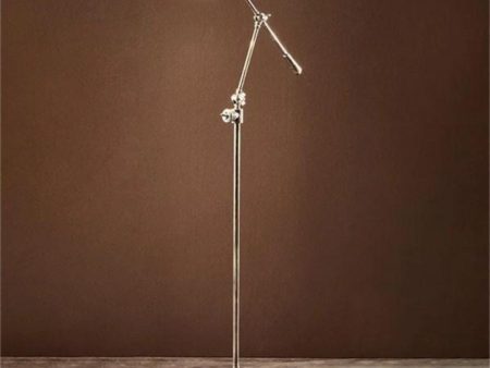 Royce Floor Lamp in Antique Silver or Antique Brass Hot on Sale