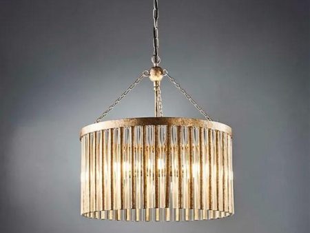 Midtown Chandelier in Antique Silver Discount