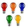 2w LED E27 A60 Globe Red, orange, Blue, Green, Yellow MGL288 Supply