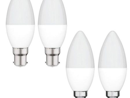 4w LED B22, E27 Candle Globe Warm White 3000k, Daylight 5700k Dimmable For Cheap