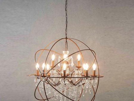 Sundance Chandelier Large in Rust Online