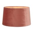 Accessories - Extra Large Velvet Drum Lamp Shade in 4 Colours For Discount