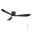 54  Instinct DC Ceiling Fan Black, White with Light FC1108133 Mercator Lighting Online