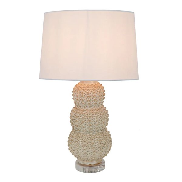 Sea Urchins Table Lamp Cream ELTIQ103141 Emac and Lawton Lighting Hot on Sale