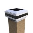 Modern Solar Post Top Light (Fit to your Post) 3w in Black or White Discount